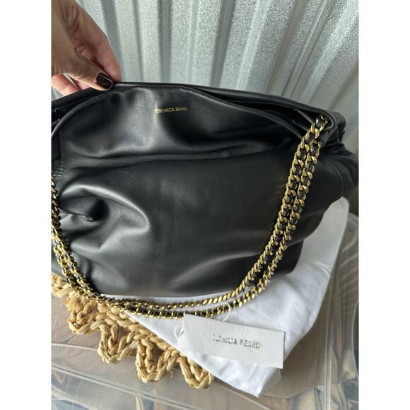 VERONICA BEARD Leather Slouch Bag in Black - Picture 6 of 7